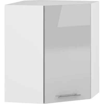 Upper corner cabinet VENTO GN-60/72, light gray